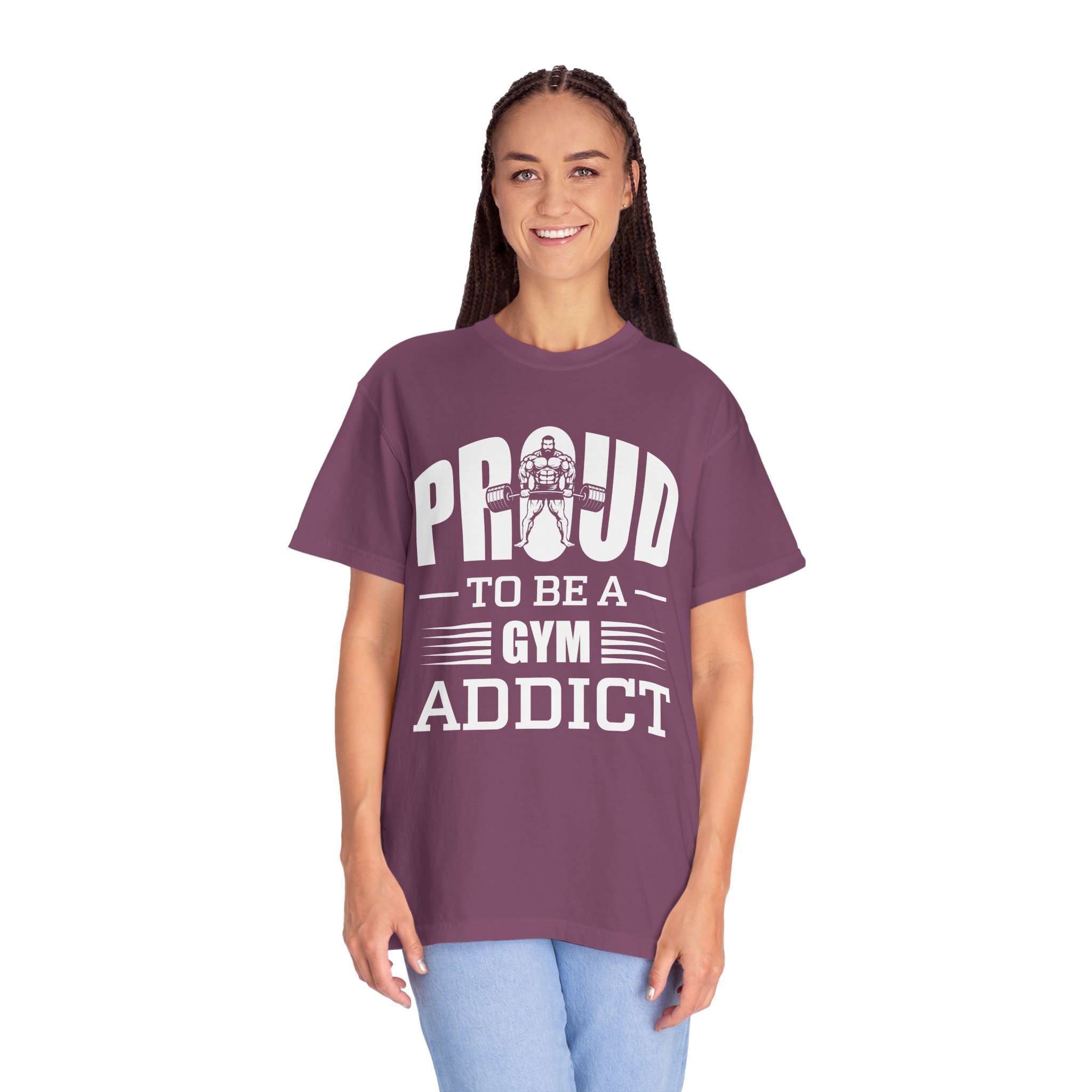 b2 - 6.20 - Proud to Be a Gym Addict T-Shirt – Bold Fitness Graphic Tee for Dedication, Strength & True Gym Lifestyle. - Image 43