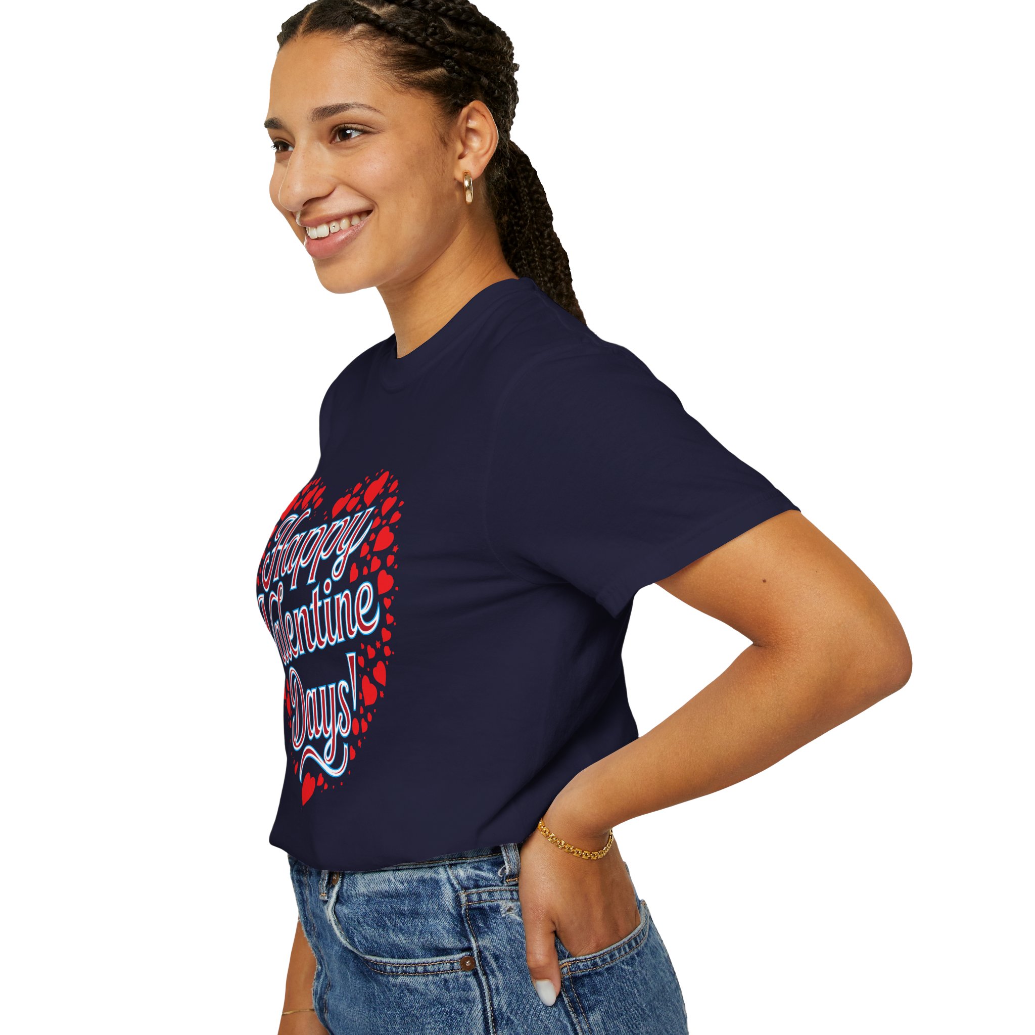 Valentine's Day T-Shirt, Cute Love Shirt, Heart Graphic Tee, Unisex Valentine's Gift, Romantic Apparel, Casual Wear. - Image 5