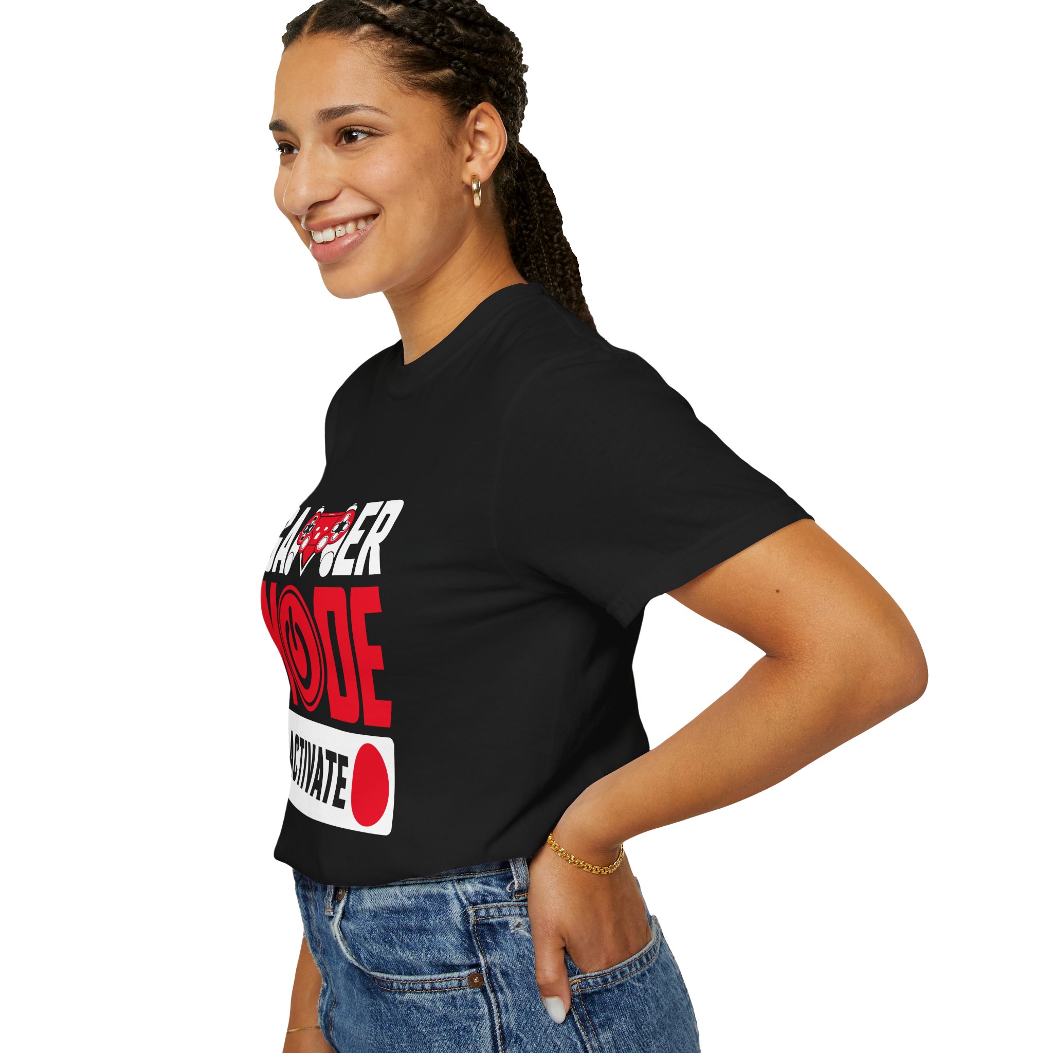 Gamer Mode Unisex T-Shirt - Fun Gift for Gamers, Retro Video Game Tee, Casual Graphic Shirt, Perfect for Gaming Events. - Image 5