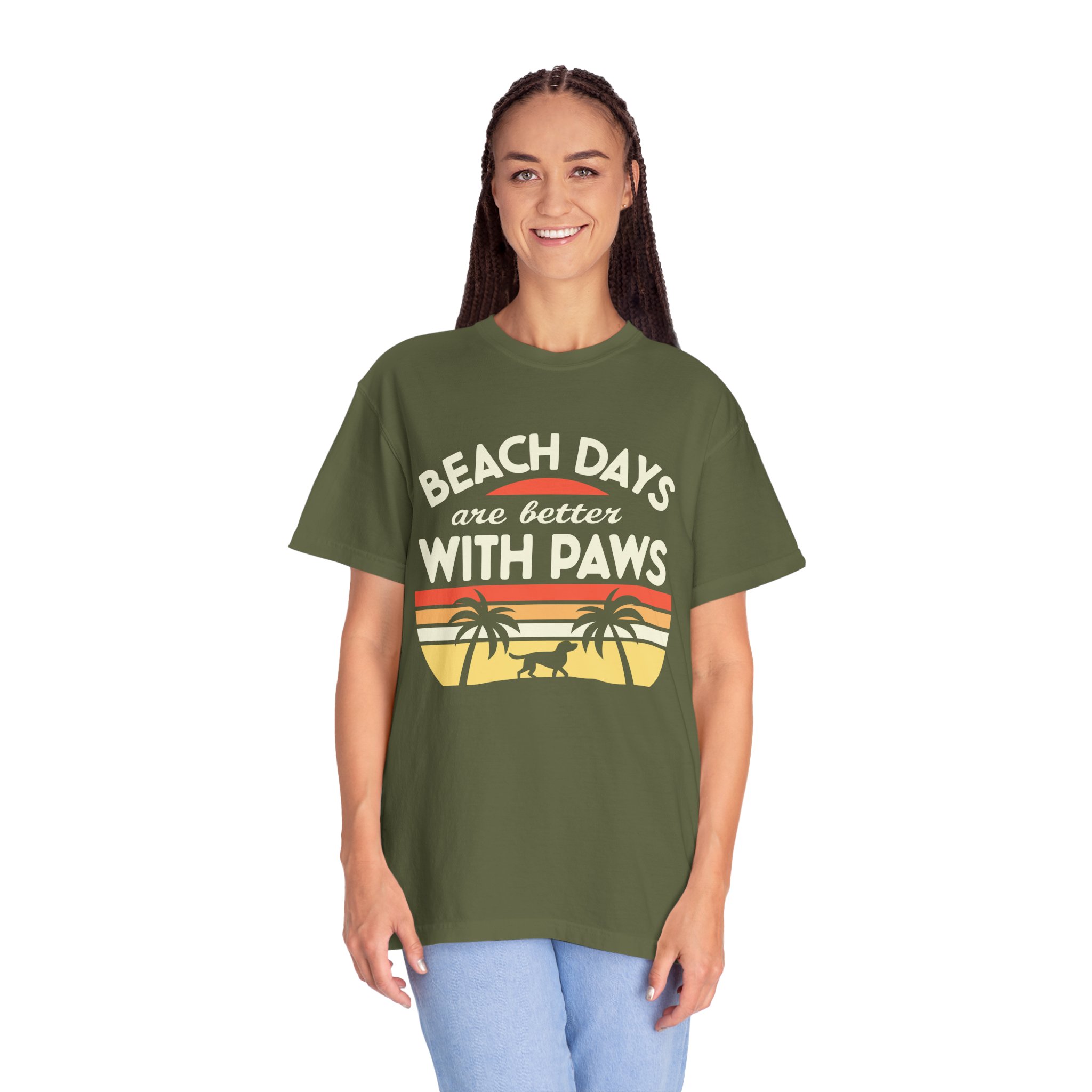C - 13.1 - Beach Days Are Better with Paws Unisex T-Shirt | Pet Lover Gift, Summer Tee, Casual Wear, Beachwear, Dog Lover Apparel. - Image 11