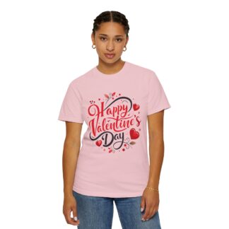 Happy Valentine’s Day Heart Design T-Shirt – Romantic Valentine Graphic Tee for Couples, Love Gift & Festive Wear. - Image 52