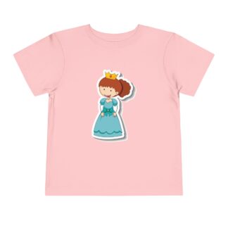 Cute Princess Toddler T-Shirt – Adorable Cartoon Graphic Tee for Kids, Boys & Girls.