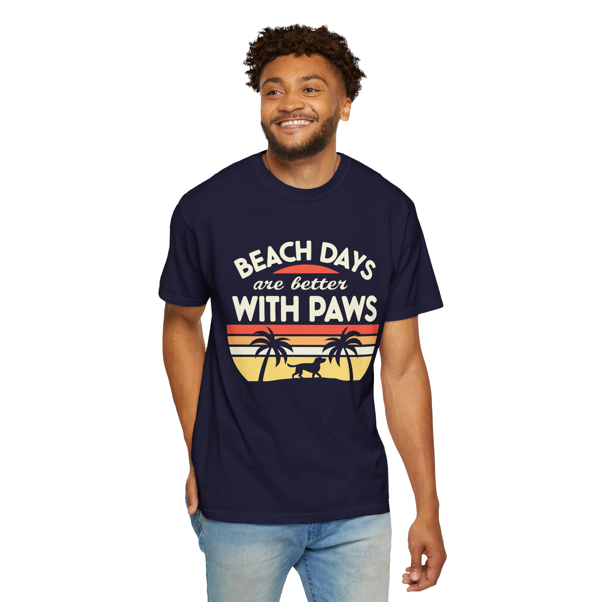 C - 13.1 - Beach Days Are Better with Paws Unisex T-Shirt | Pet Lover Gift, Summer Tee, Casual Wear, Beachwear, Dog Lover Apparel. - Image 30