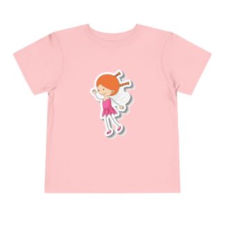 Cute Dancing Fairy Girl Toddler T-Shirt – Adorable Magical Graphic Tee for Kids, Boys & Girls.