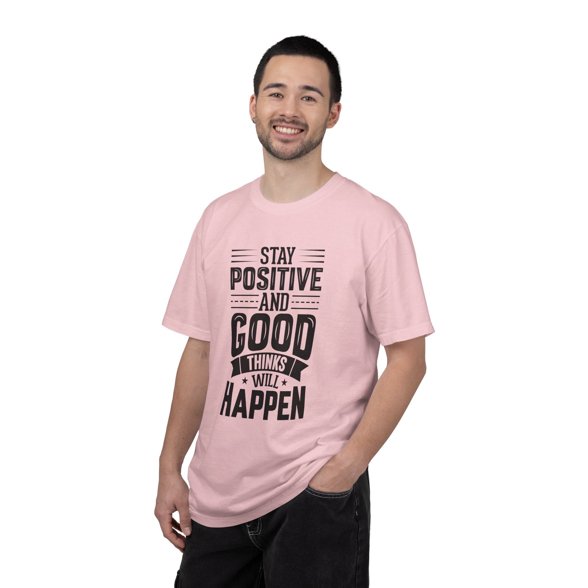 Stay Positive and Good Things Will Happen T-Shirt – Inspirational Motivational Quote Graphic Tee for Positive Mindset & Self Motivation. - Image 50
