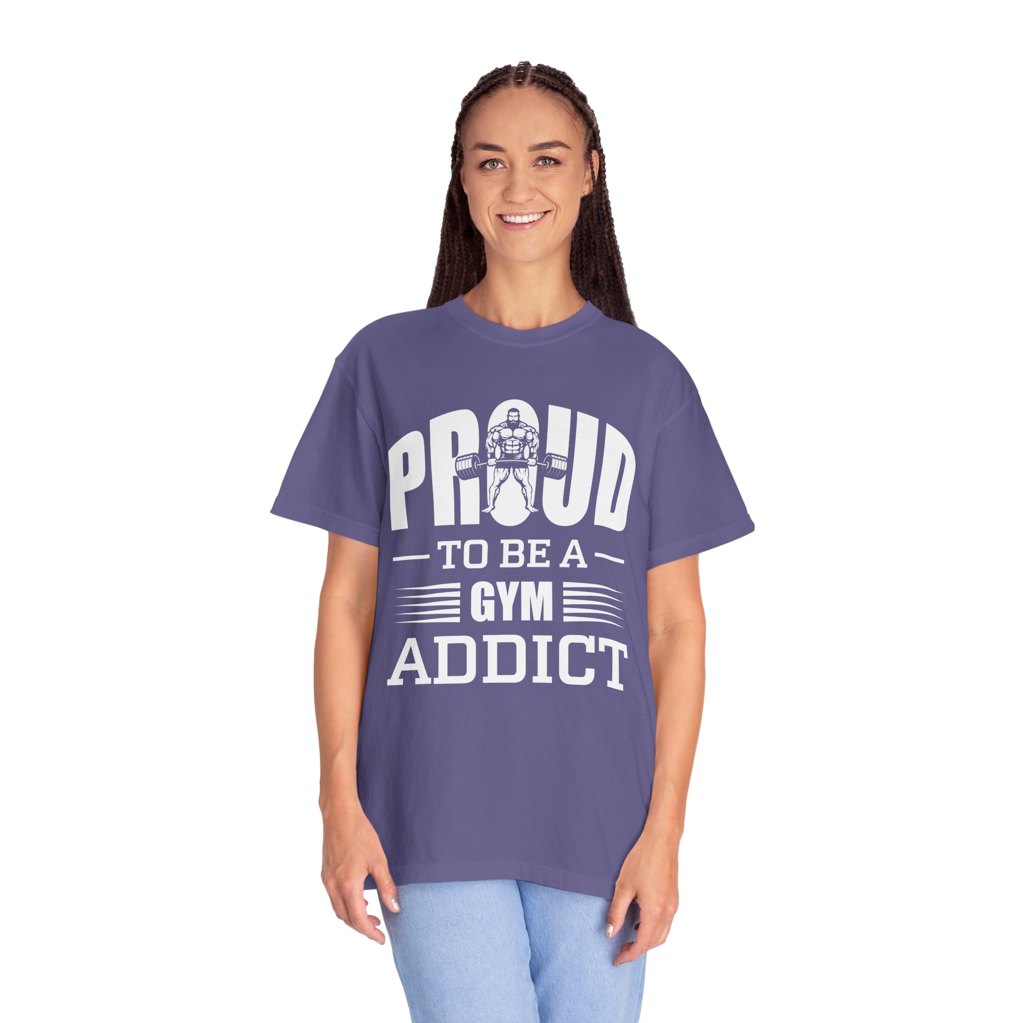 b2 - 6.20 - Proud to Be a Gym Addict T-Shirt – Bold Fitness Graphic Tee for Dedication, Strength & True Gym Lifestyle. - Image 35