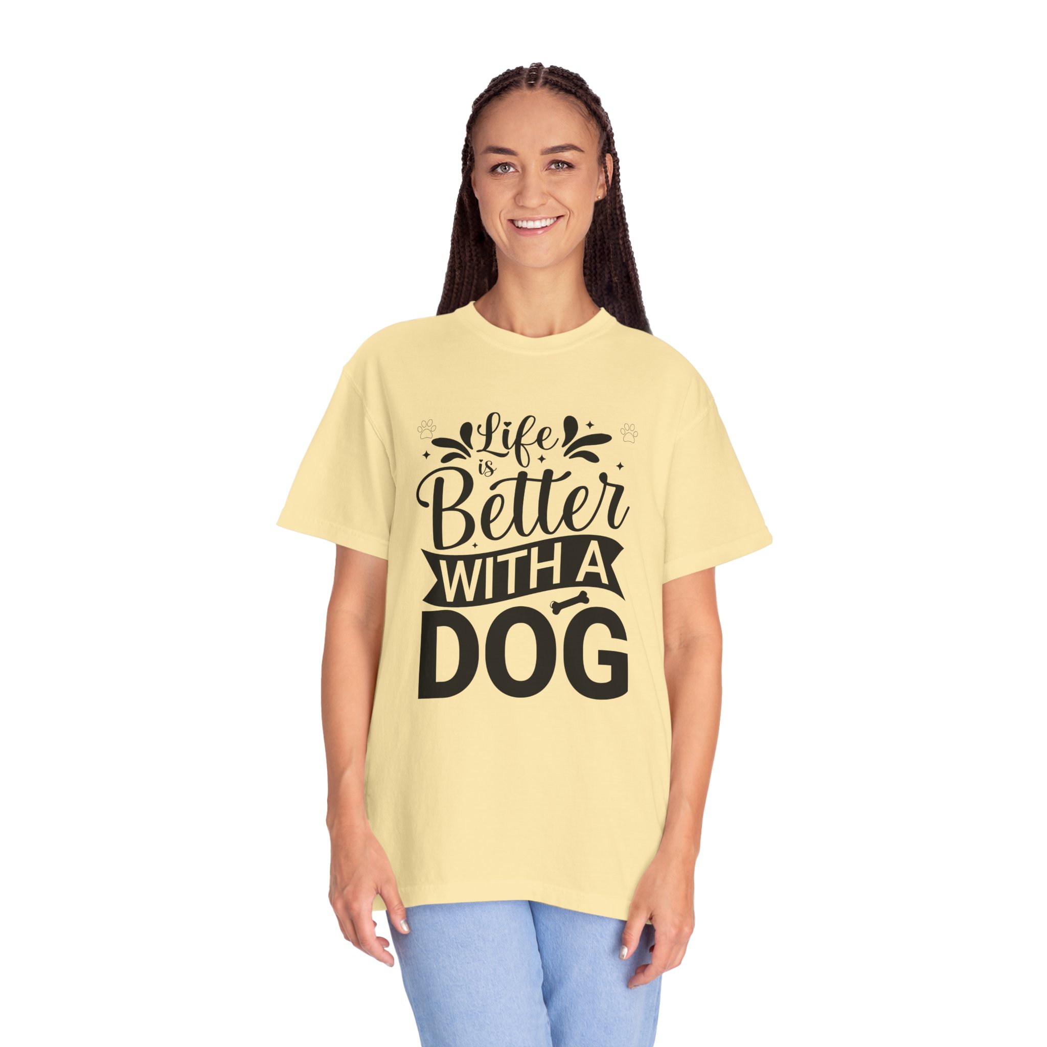 Life Is Better with a Dog T-Shirt – Cute Dog Lover Tee for Pet Owners & Dog Parents. - Image 19