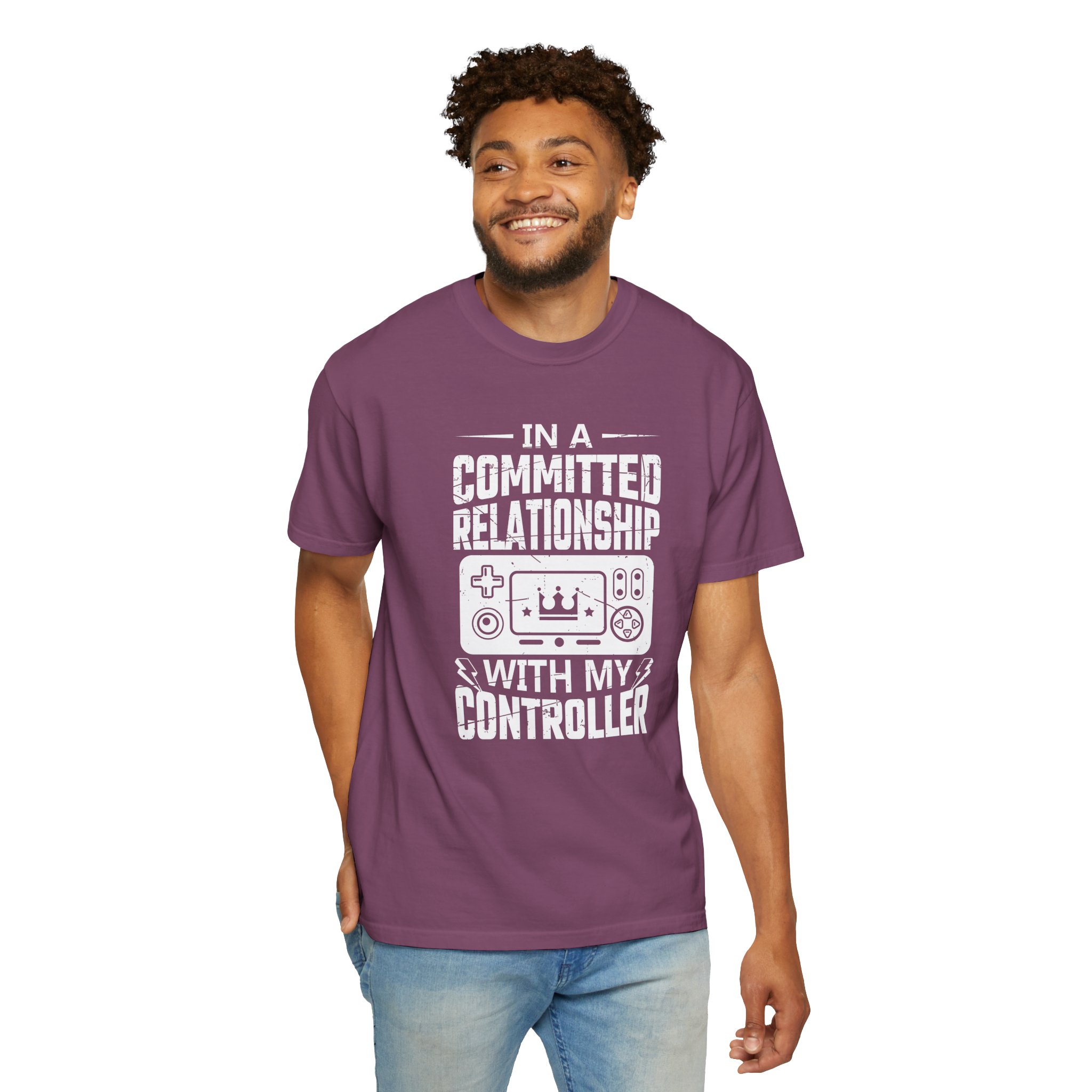 Committed to My Controller T-Shirt – Funny Gamer Graphic Tee for Video Game Lovers & Gaming Enthusiasts. - Image 54