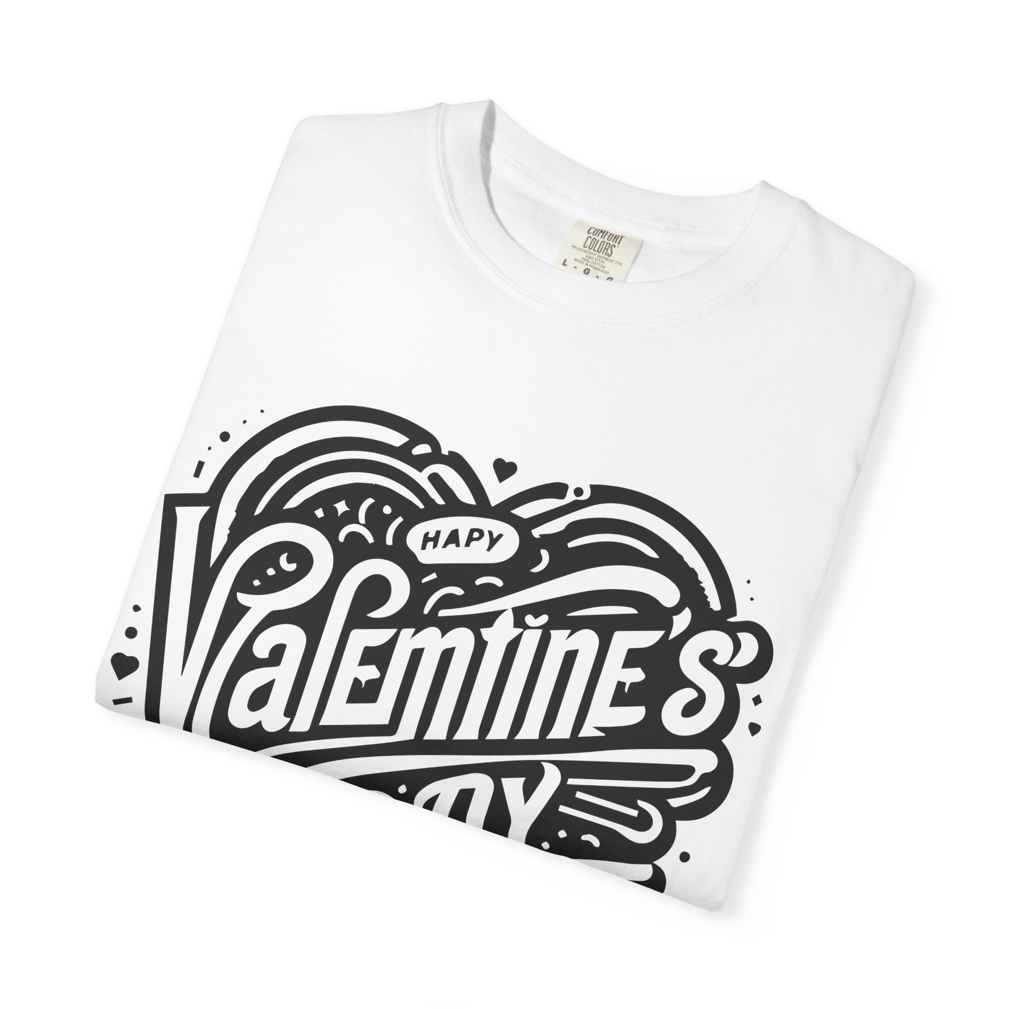 C - 8.12. - Valentine's Day Heart Graphic T-Shirt. - Image 15