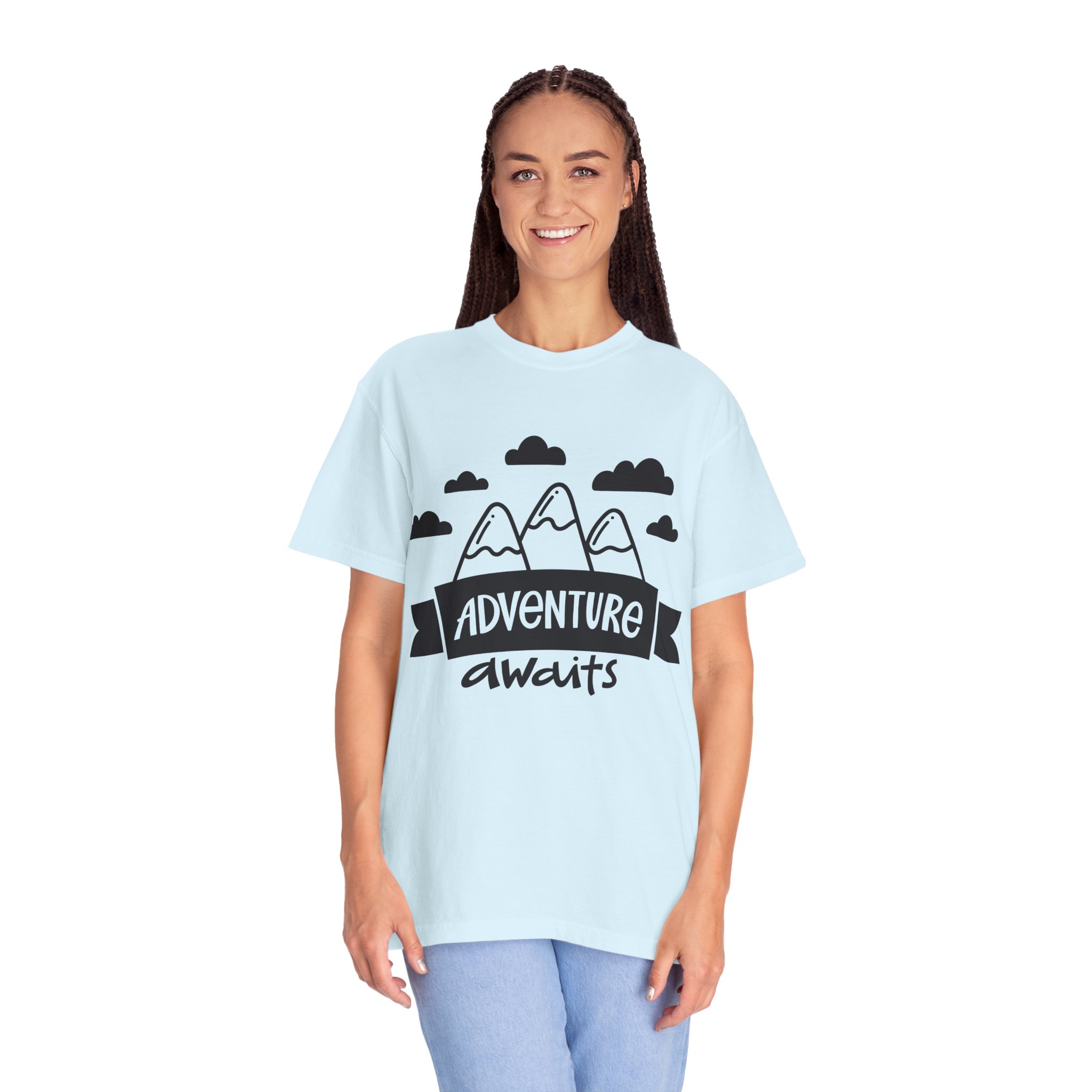 C - 14.4a - Adventure Awaits Unisex Garment-Dyed T-shirt | Nature Lover Tee, Outdoor Shirt, Travel Apparel, Gift for Explorers, Adventure Clothing. - Image 43