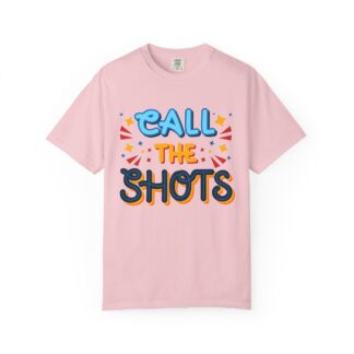 Vintage Funny Tshirt - Call the Shots - Unisex Tee - Image 49