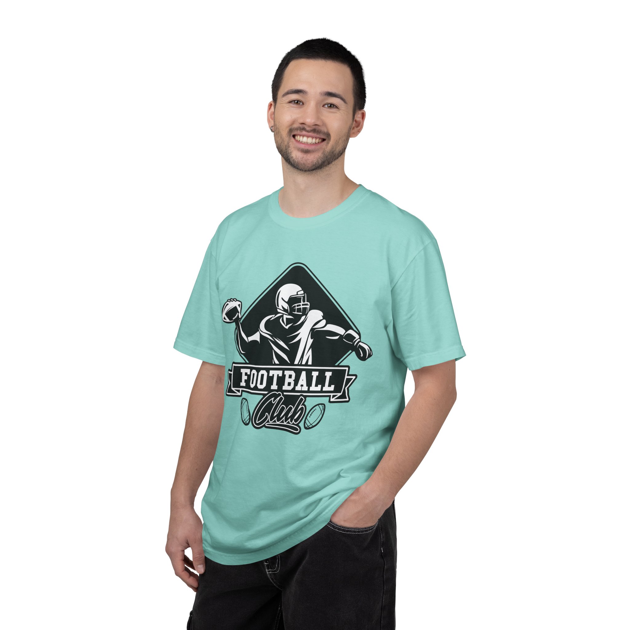 C - 16.15b - Football Club Unisex Garment-Dyed T-shirt | Casual Sportswear, Gift for Football Fans, Team Apparel, Perfect for Game Days. - Image 34