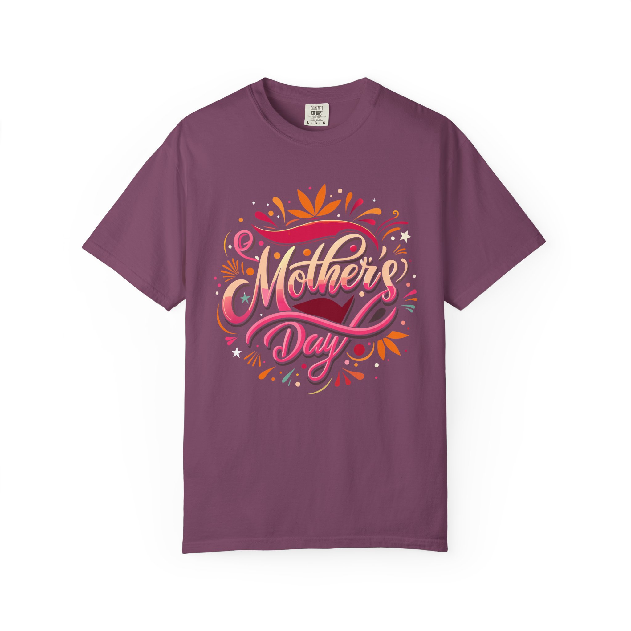 Mother's Day Garment-Dyed T-Shirt, Unisex Gift Tee, Floral Graphic Top, Casual Wear, Everyday Comfort. - Image 49