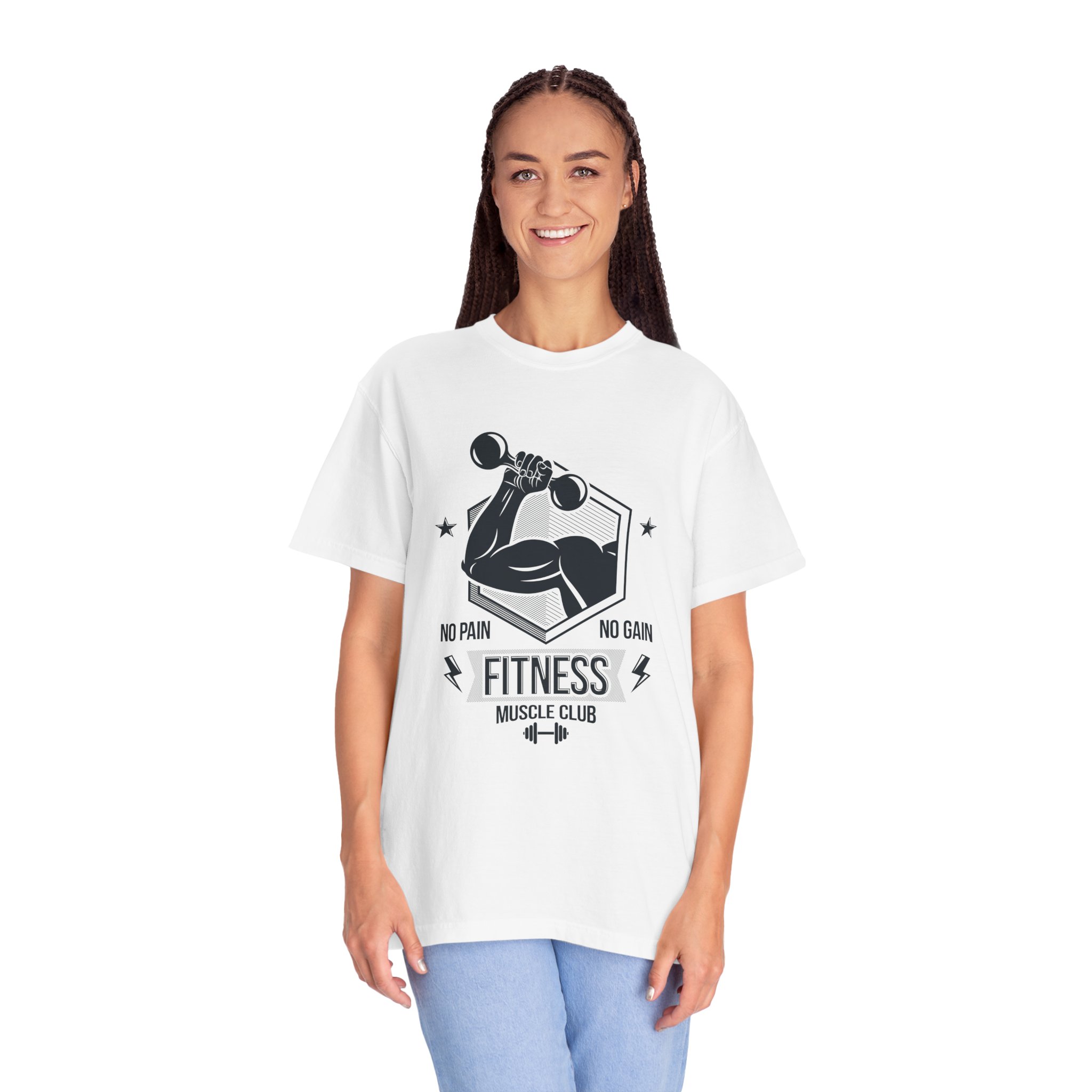 Fitness Muscle Club T‑Shirt — "No Pain No Gain" Gym Workout Tee. - Image 11