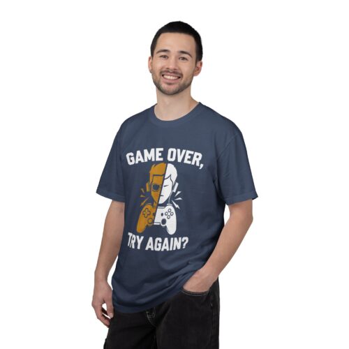 Gaming Tshirt for Boys - Playful Gamer Gift - Game Over Unisex Tee - Image 10