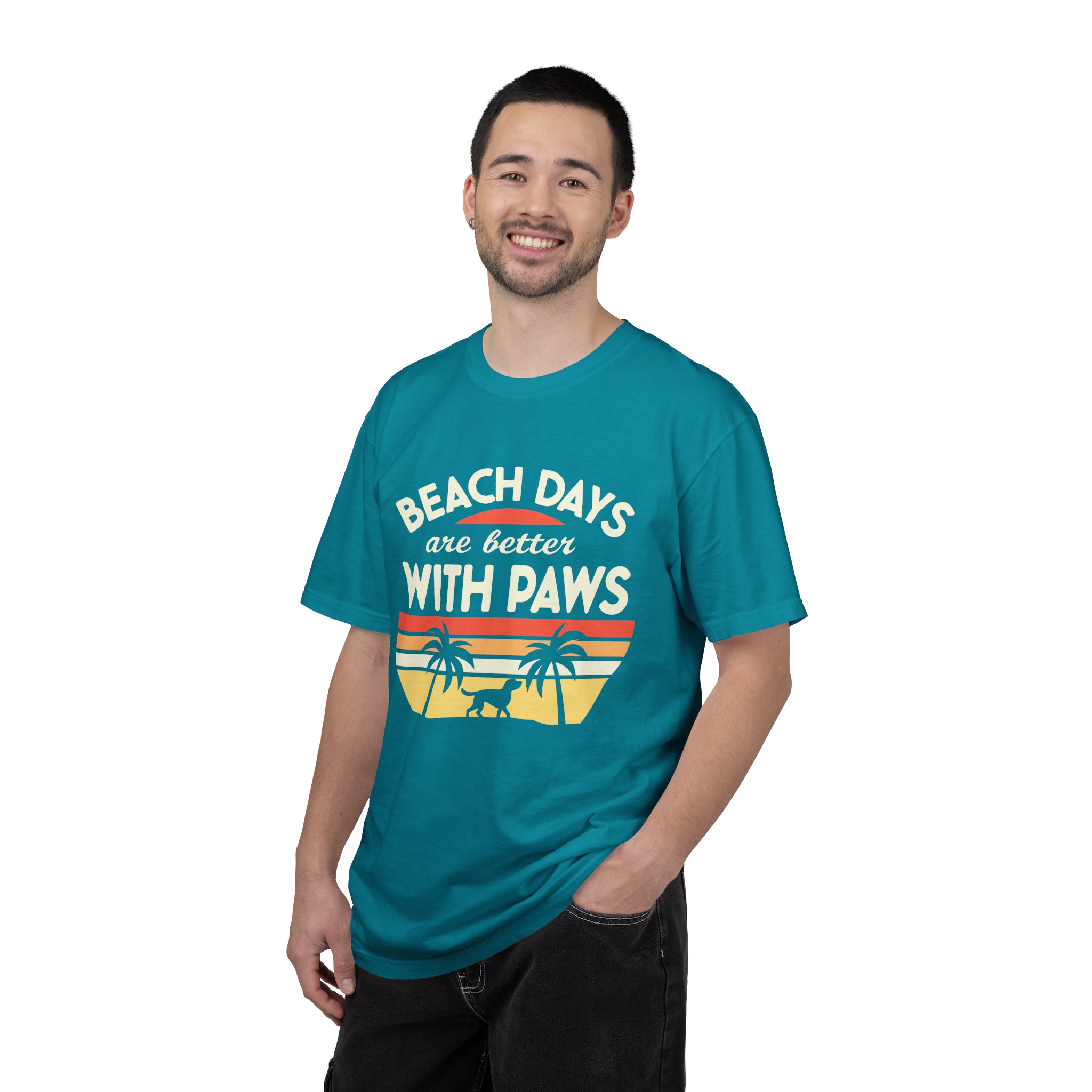 C - 13.1 - Beach Days Are Better with Paws Unisex T-Shirt | Pet Lover Gift, Summer Tee, Casual Wear, Beachwear, Dog Lover Apparel. - Image 18
