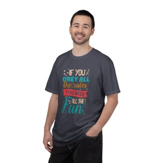 Funny Vintage Style T-Shirt for Free Spirits - If You Obey All the Rules You Miss All the Fun - Image 34