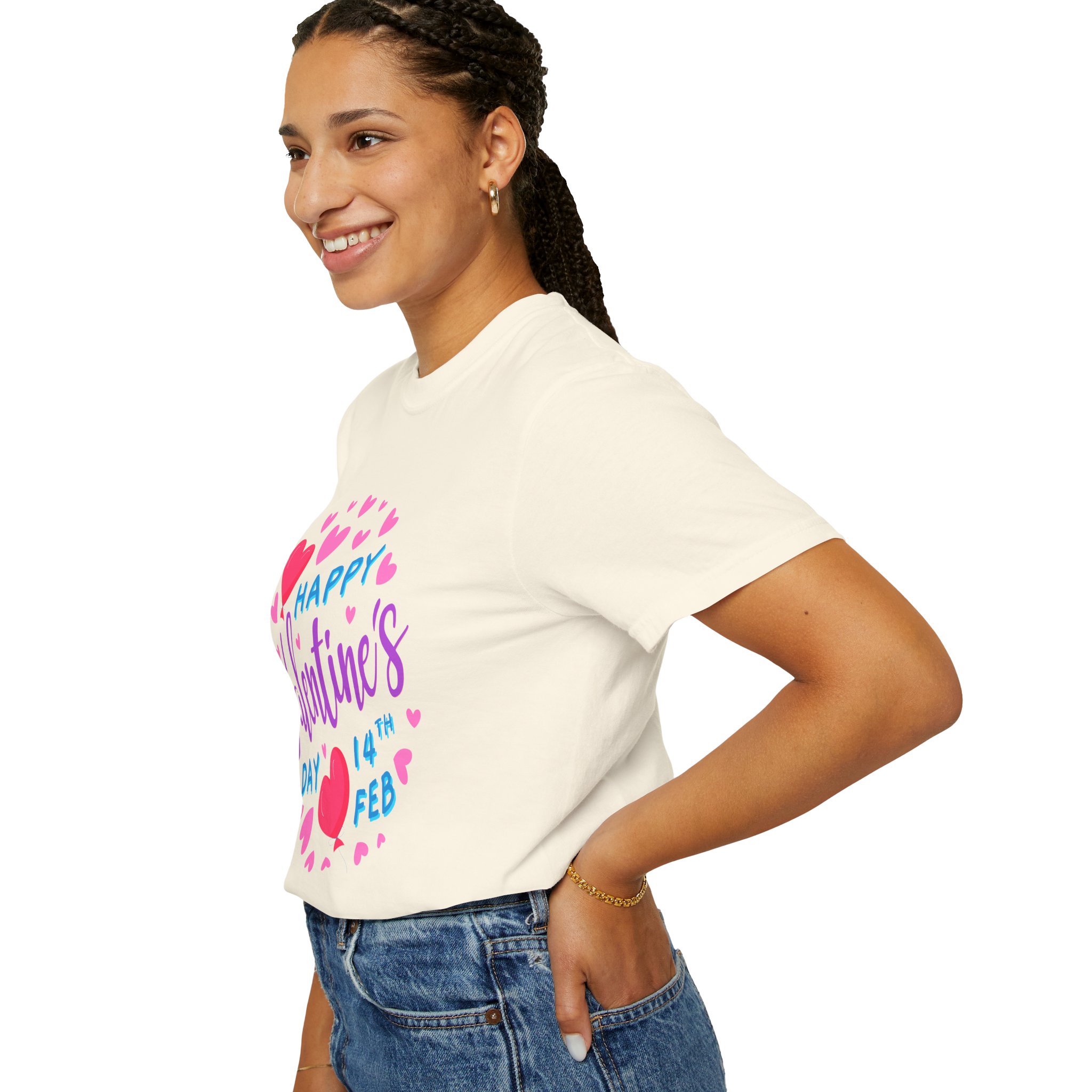 b2 - 8.1 - Happy Valentine’s Day 14th Feb T-Shirt – Cute Heart Graphic Tee for Love, Romance & Festive Celebration. - Image 13