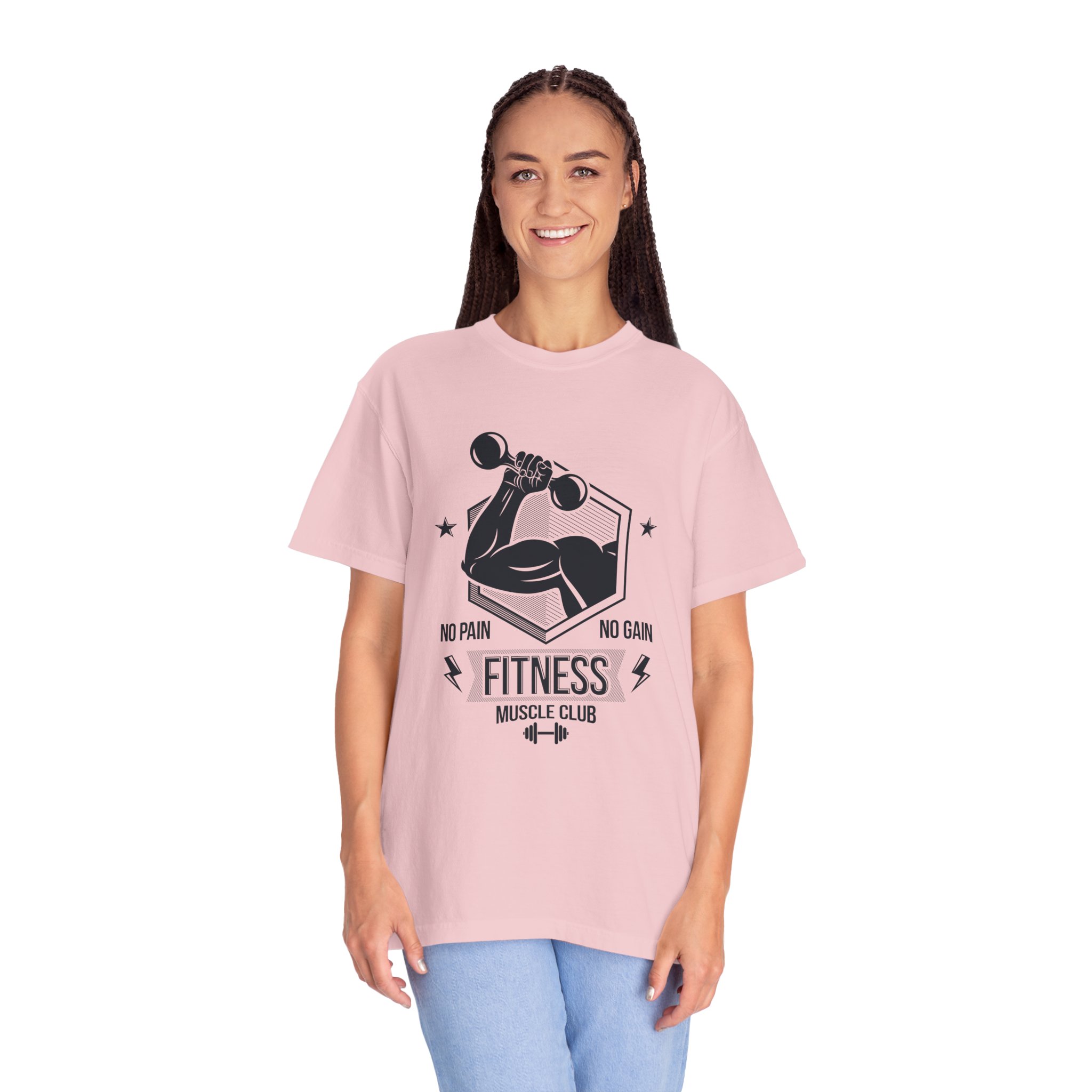Fitness Muscle Club T‑Shirt — "No Pain No Gain" Gym Workout Tee. - Image 51