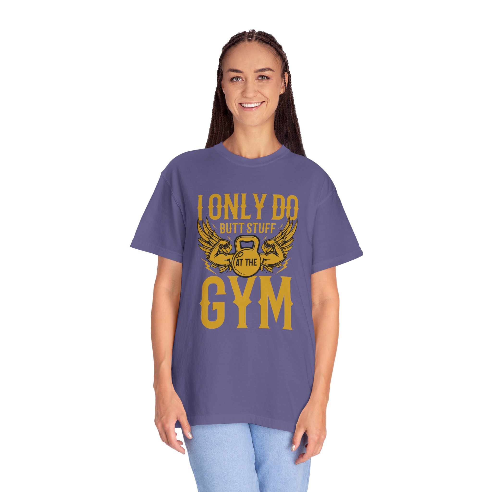 b2 - 6.7 - I Only Do Butt Stuff at the Gym T-Shirt – Funny Fitness Graphic Tee for Humor, Gym Lovers & Bold Workout Vibes. - Image 35