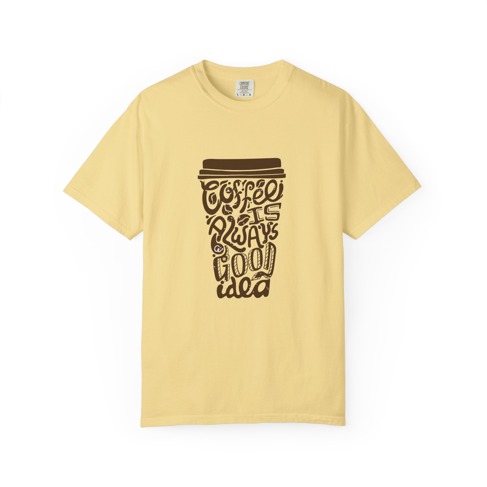 Coffee Lovers Unisex T-shirt - Soft Garment-Dyed Tee, Perfect for Everyday Wear, Coffee-Themed Gift, Unique Graphic Tee. - Image 25