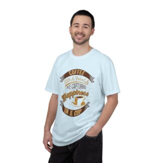 Vintage coffee lover tshirt for Coffee Moments - Capturing Happiness In a Cup Unisex Tee - Image 34
