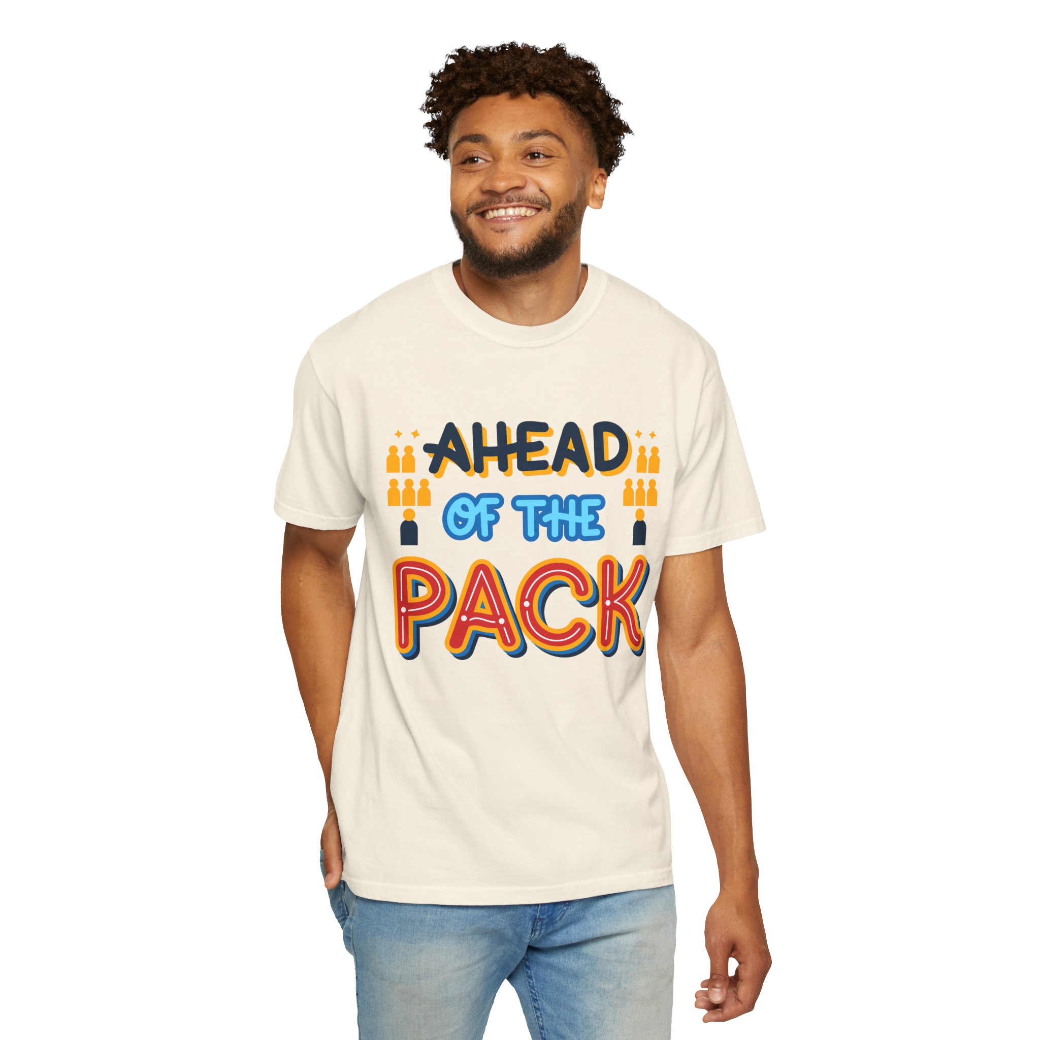 b2 - 2.8b - Ahead of the Pack T-Shirt – Retro Bold Graphic Tee for Leadership, Confidence & Standout Style. - Image 6