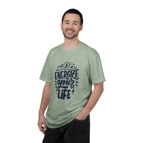 Motivational quote t-shirt for Gift- Energizing Your Life Unisex Tee - Image 26