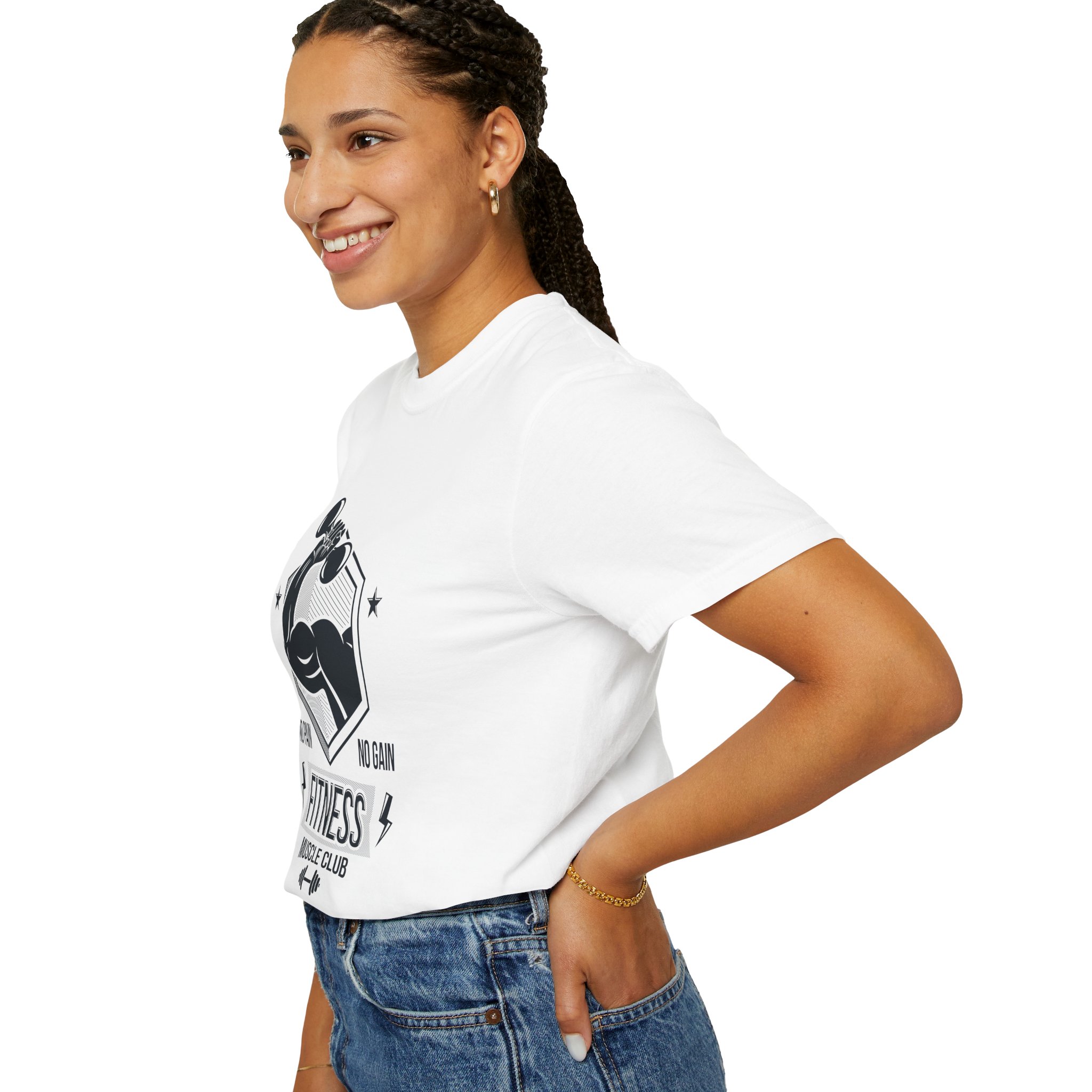 Fitness Muscle Club T‑Shirt — "No Pain No Gain" Gym Workout Tee. - Image 13