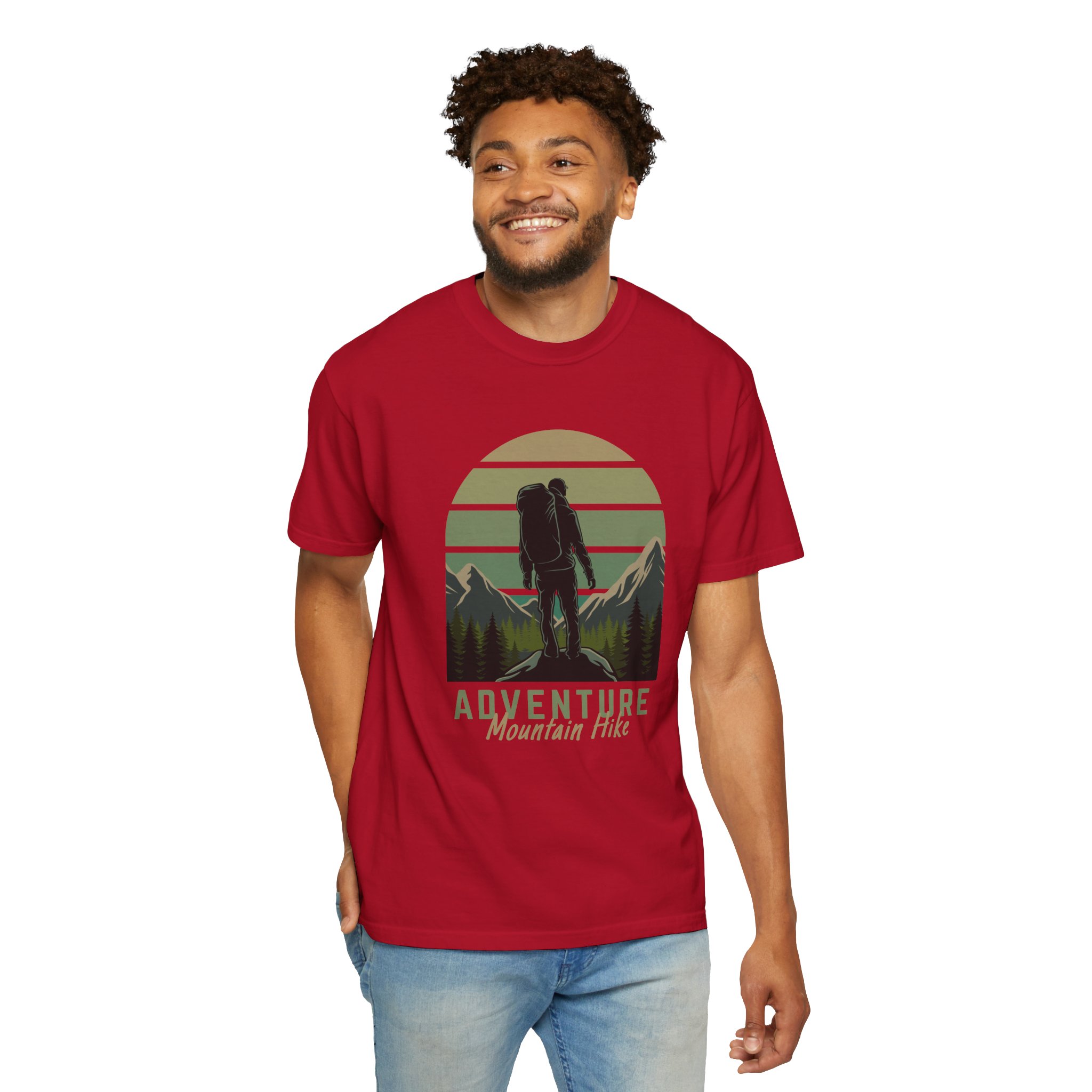 Adventure Mountain Hike T-Shirt | Unisex Garment-Dyed Tee | Nature Lover Gift | Outdoor Adventure Apparel | Hiking Outfit. - Image 54