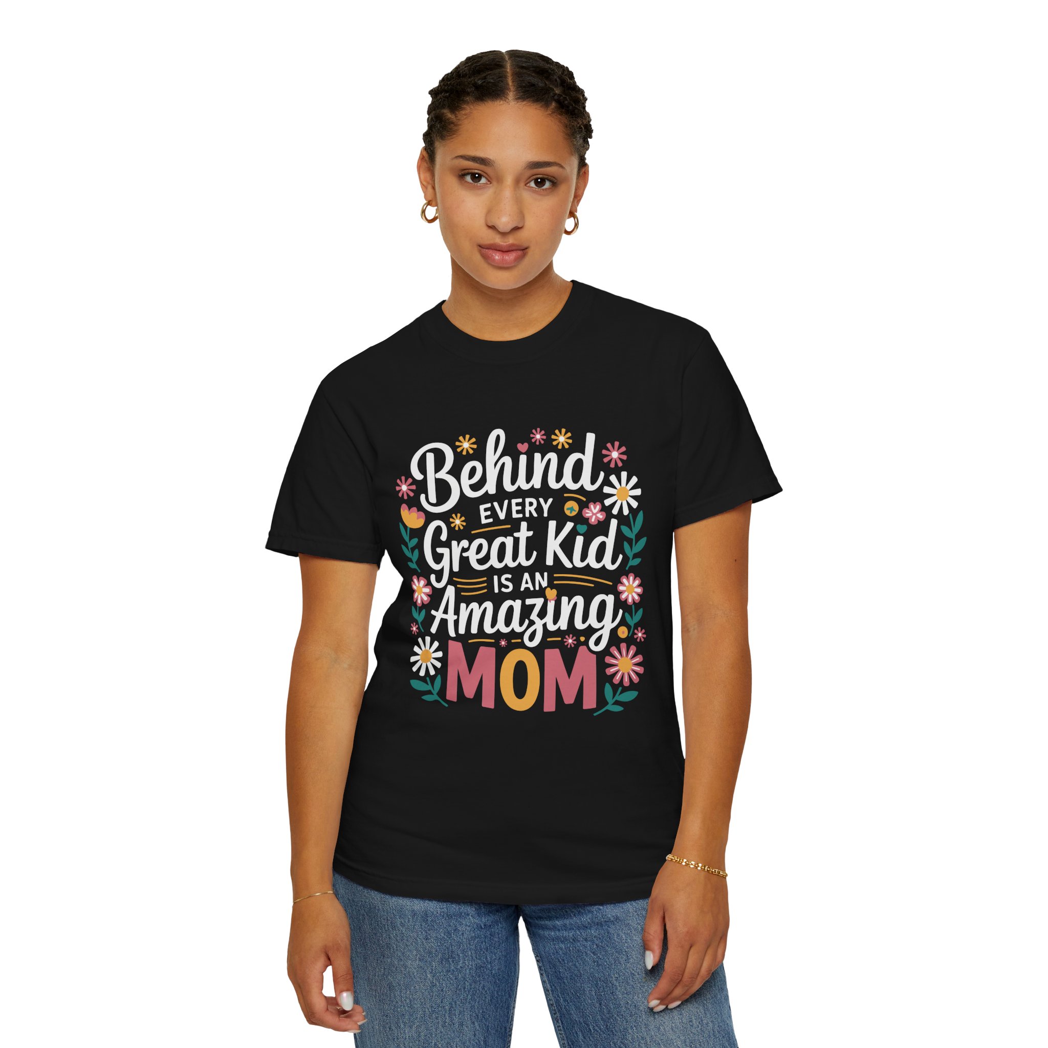 Amazing Mom T-Shirt, Perfect Gift for Mother's Day, Birthday, Casual Wear, Family Gatherings, Gift for New Moms. - Image 4