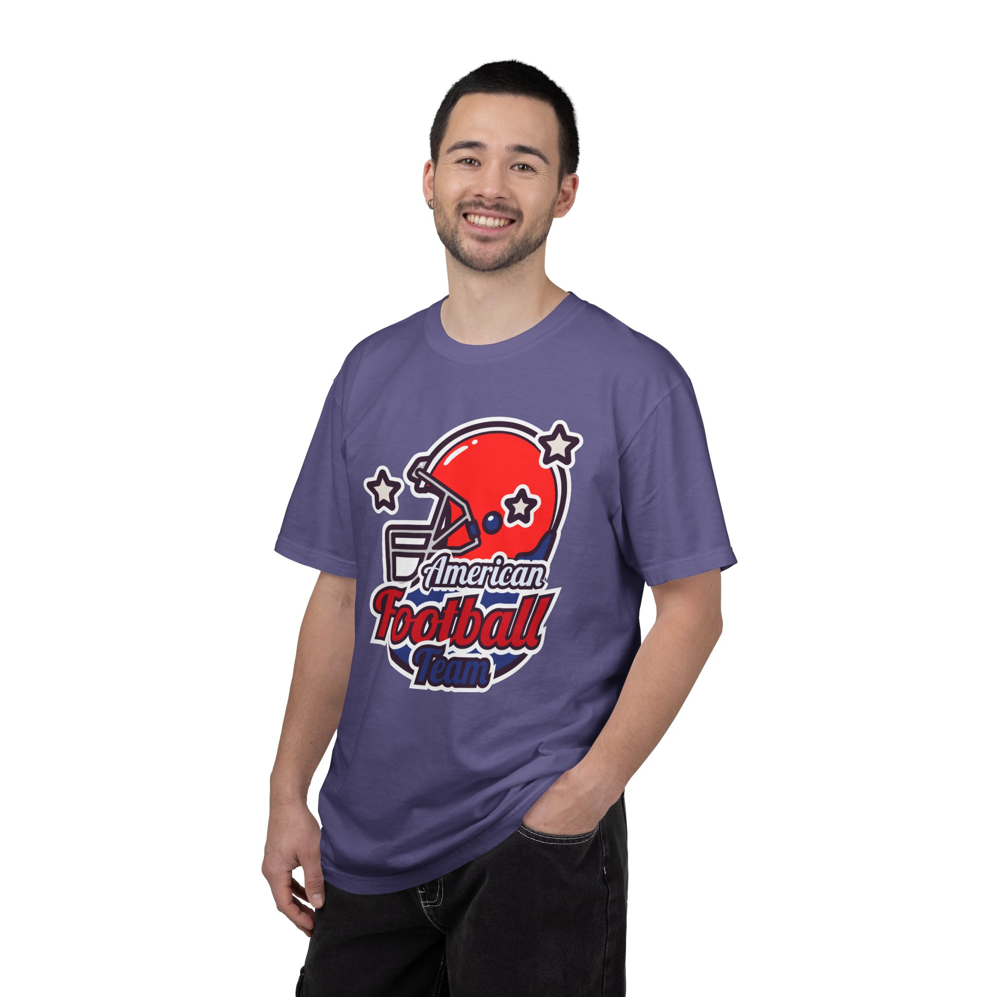 C - 16.13a - Authentic Football Team T-Shirt, Unisex Sports Tee, Garment Dyed Shirt, Game Day Apparel, Perfect for Football Fans, Casual Wear. - Image 34