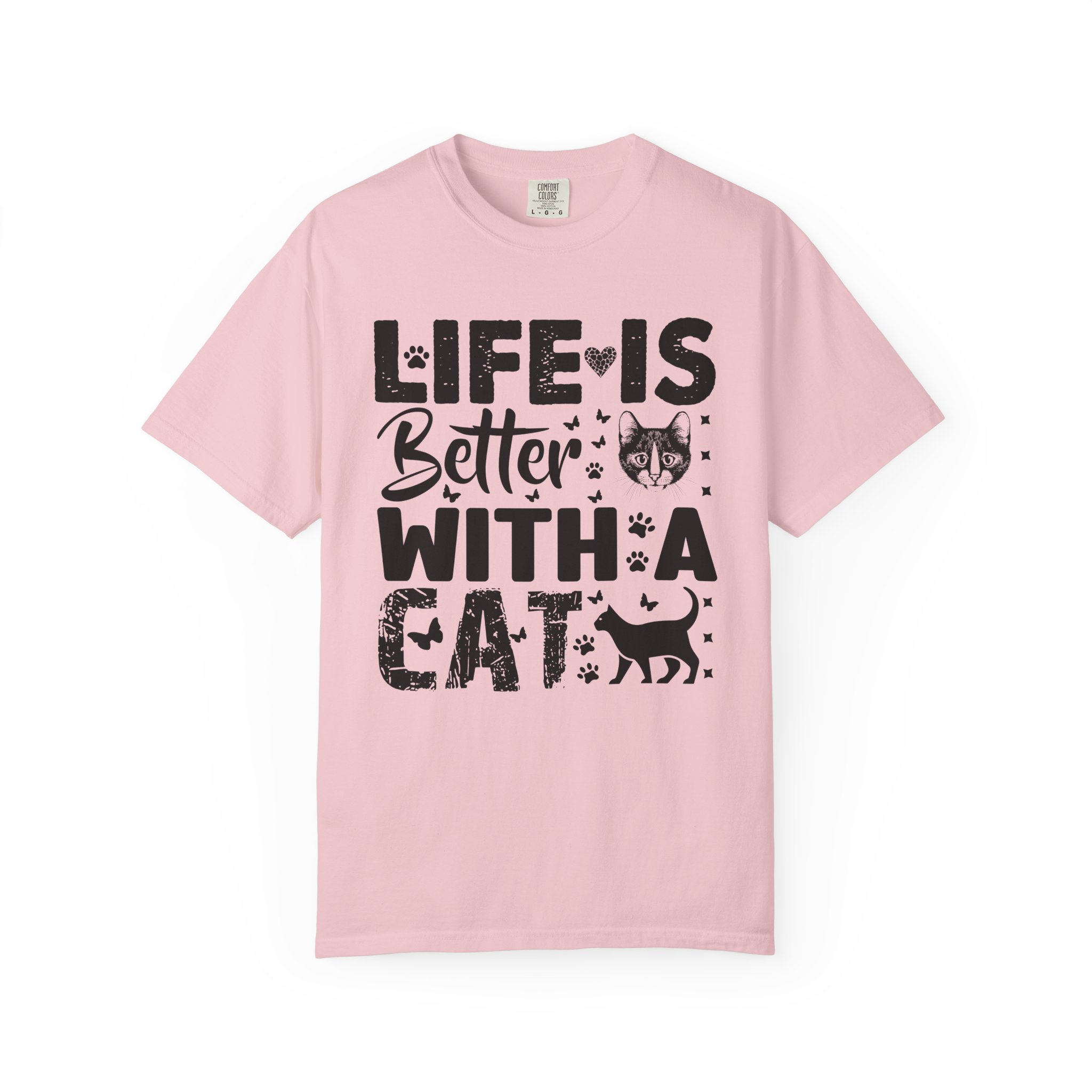 C - 5.18 - Life Is Better With A Cat lover T-Shirt.
