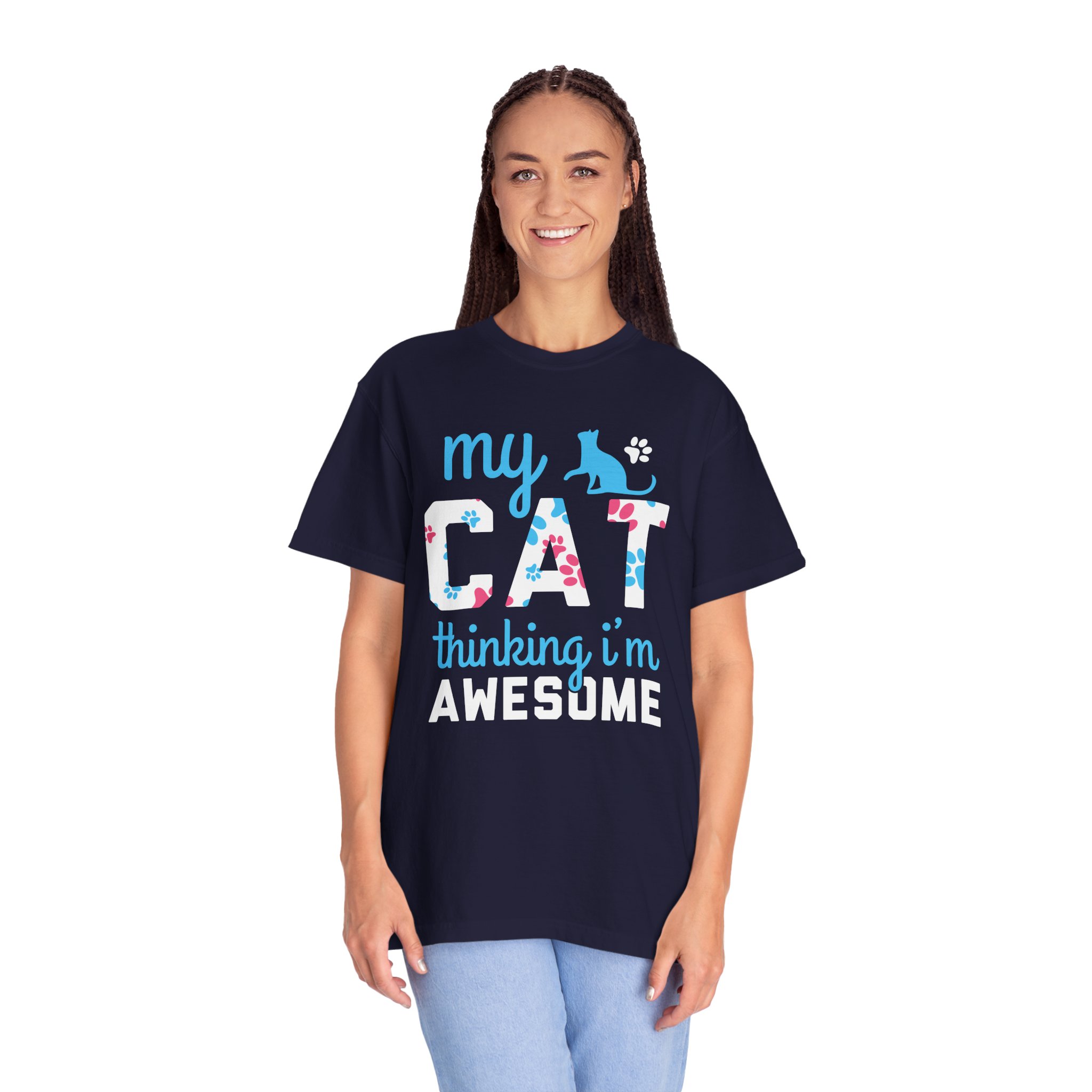 My Cat Thinking I'm Awesome T-Shirt — Funny Cat Lover Tee. - Image 19