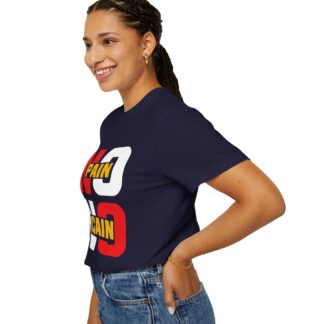 Stylish Motivational Quote T-shirt - No Pain No Gain Graphic Unisex Tee - Image 21