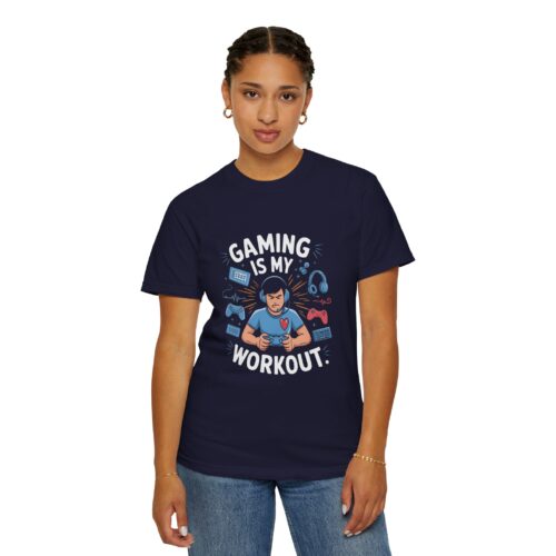 Sarcastic gaming T-shirt - Gaming Is My Workout Unisex Tee - Image 12