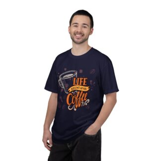 Coffee drinkers t-shirt – Life Begins After Coffee - Image 42