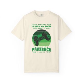I Leave My Room So Here I Am T-Shirt – Retro Green Gamer Controller Tee for Video Game Lovers & Gamers. - Image 9