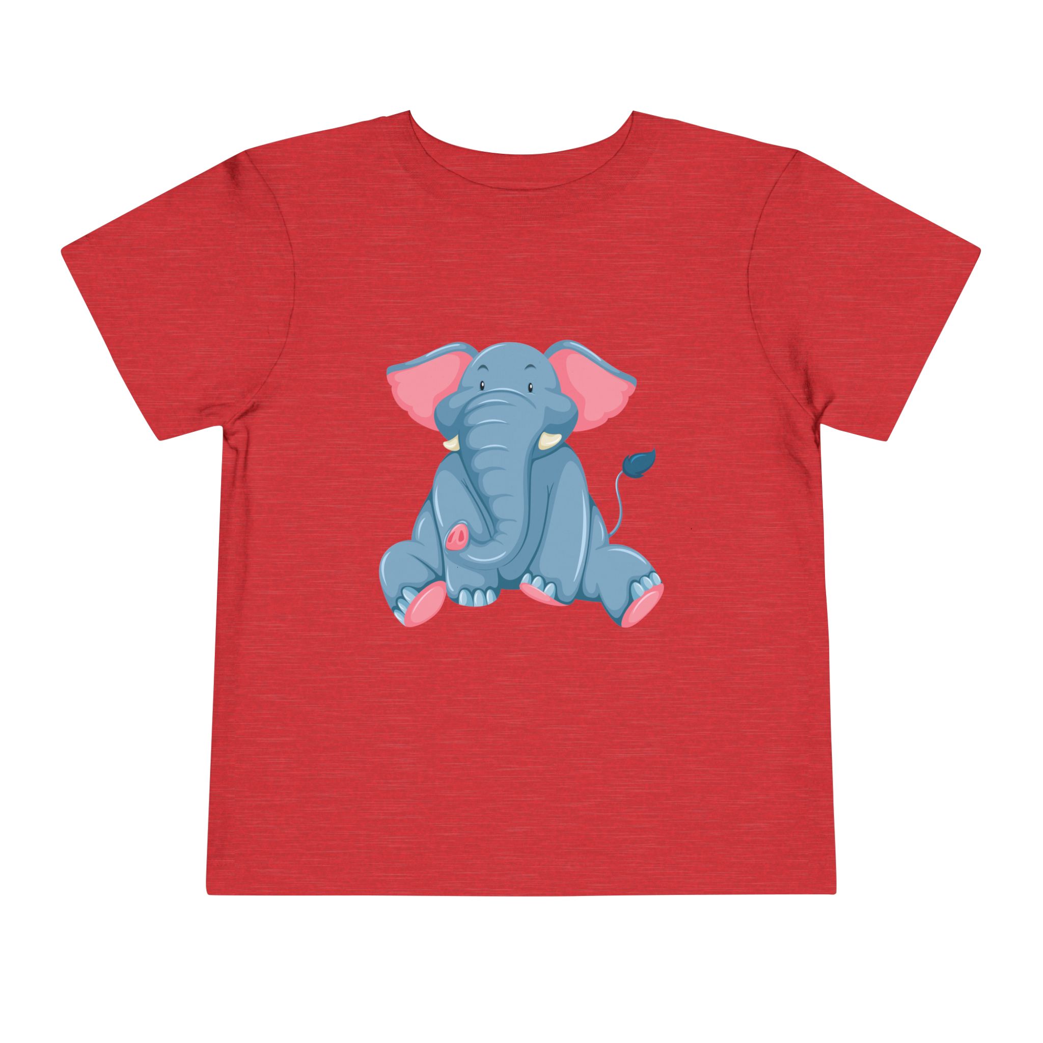 Cute Baby Elephant Toddler T-Shirt – Adorable Pink & Blue Elephant Graphic Tee for Kids, Boys & Girls. - Image 21