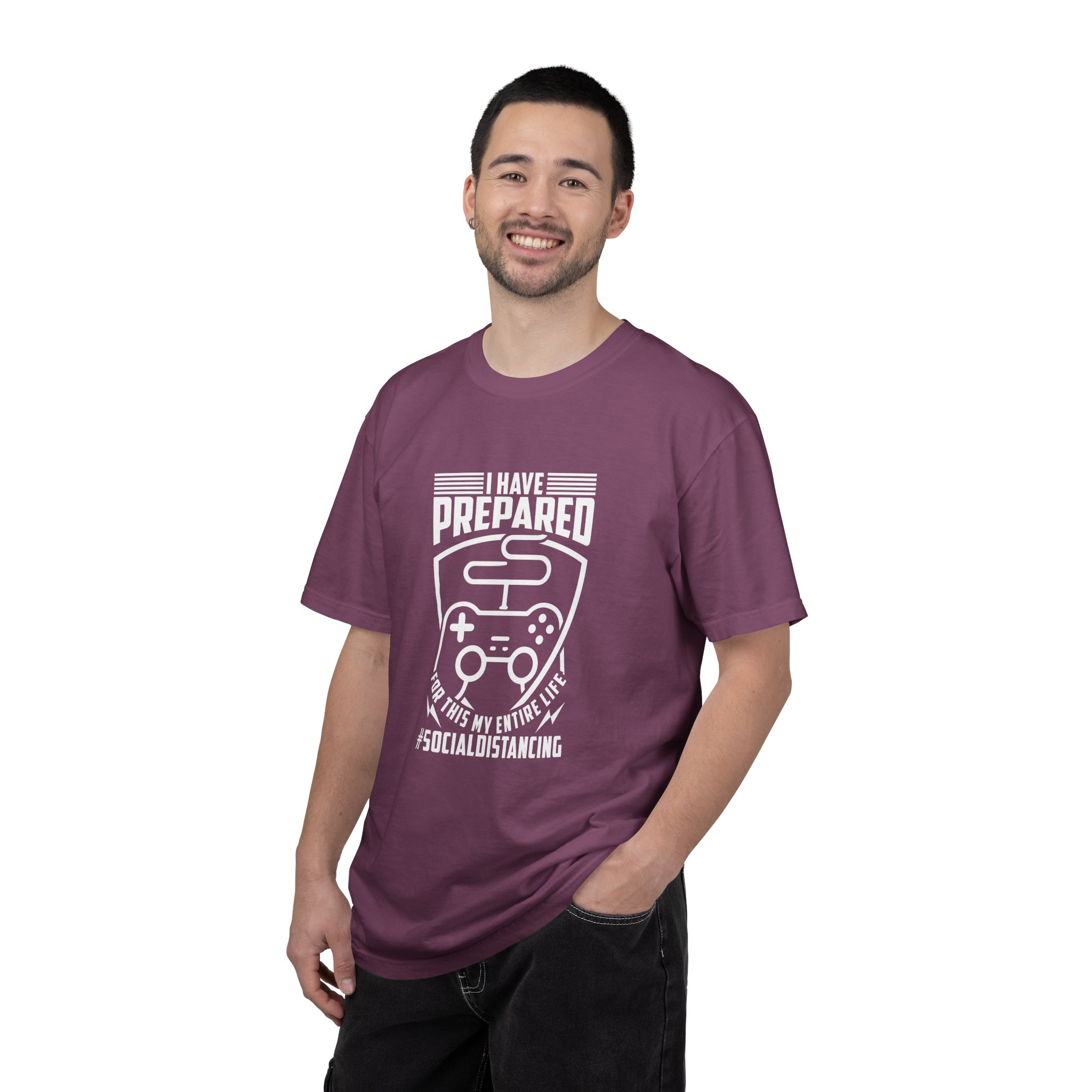 Gaming Social Distancing T-Shirt, Funny Gamer Tee, Gift for Gamers, Quarantine Humor Shirt, Video Game Apparel. - Image 26