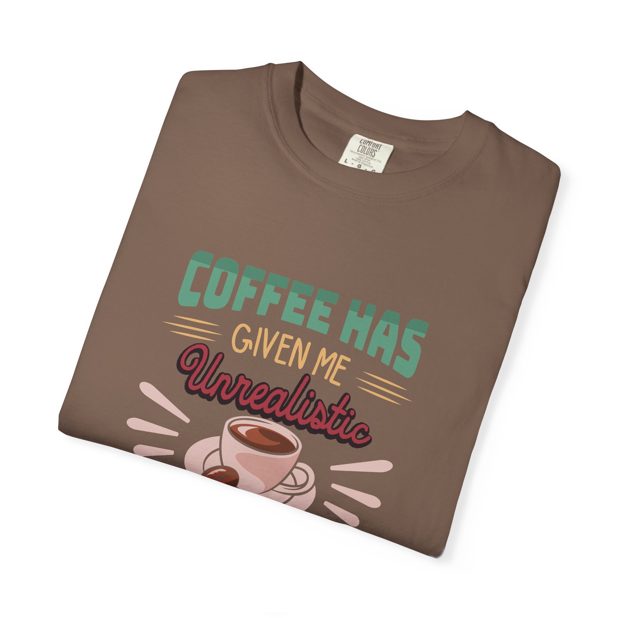 Funny Coffee T-Shirt, Unisex Garment-Dyed Tee, Gift for Coffee Lovers, Casual Wear. - Image 23