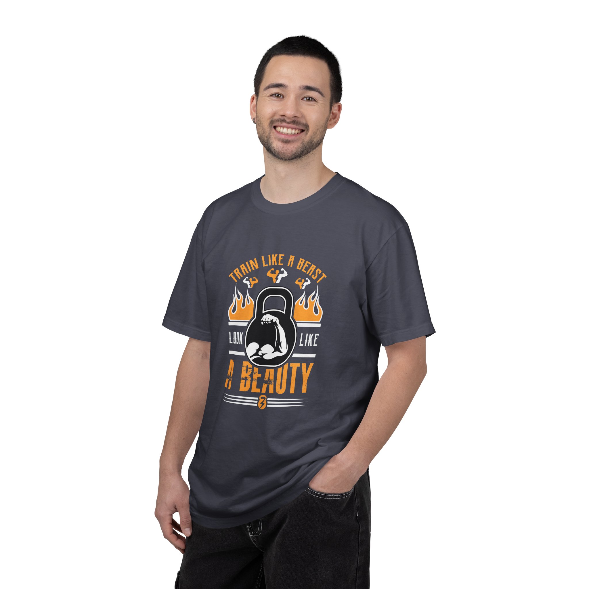 Beast & Beauty Gym T-shirt, Motivational Workout Shirt, Fitness Apparel, Gift for Gym Lovers, Unisex Tee. - Image 18