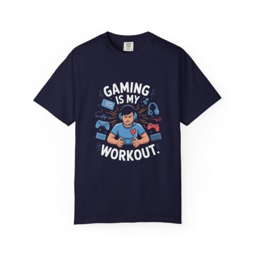 Sarcastic gaming T-shirt - Gaming Is My Workout Unisex Tee - Image 9