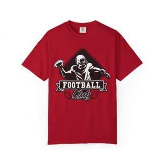 C - 16.15b - Football Club Unisex Garment-Dyed T-shirt | Casual Sportswear, Gift for Football Fans, Team Apparel, Perfect for Game Days.