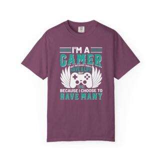 Game Controller Tshirt Gamer Style & Passion - I’m a Gamer Controller Wings Unisex Tee - Image 49