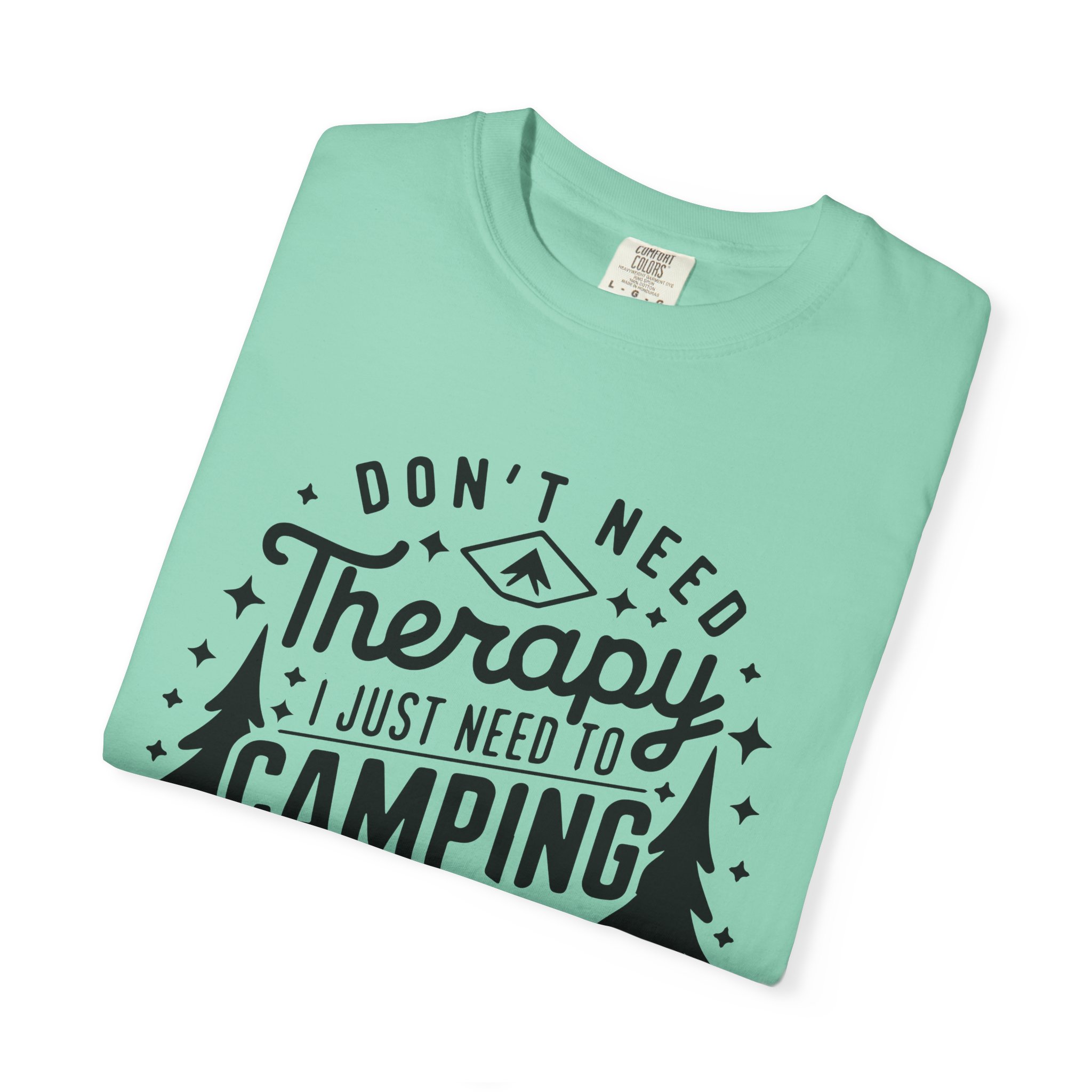 Camping Therapy T-Shirt | Unisex Garment-Dyed Tee for Outdoor Lovers, Perfect Gift for Campers, Nature Lovers, and Adventure Seekers. - Image 31
