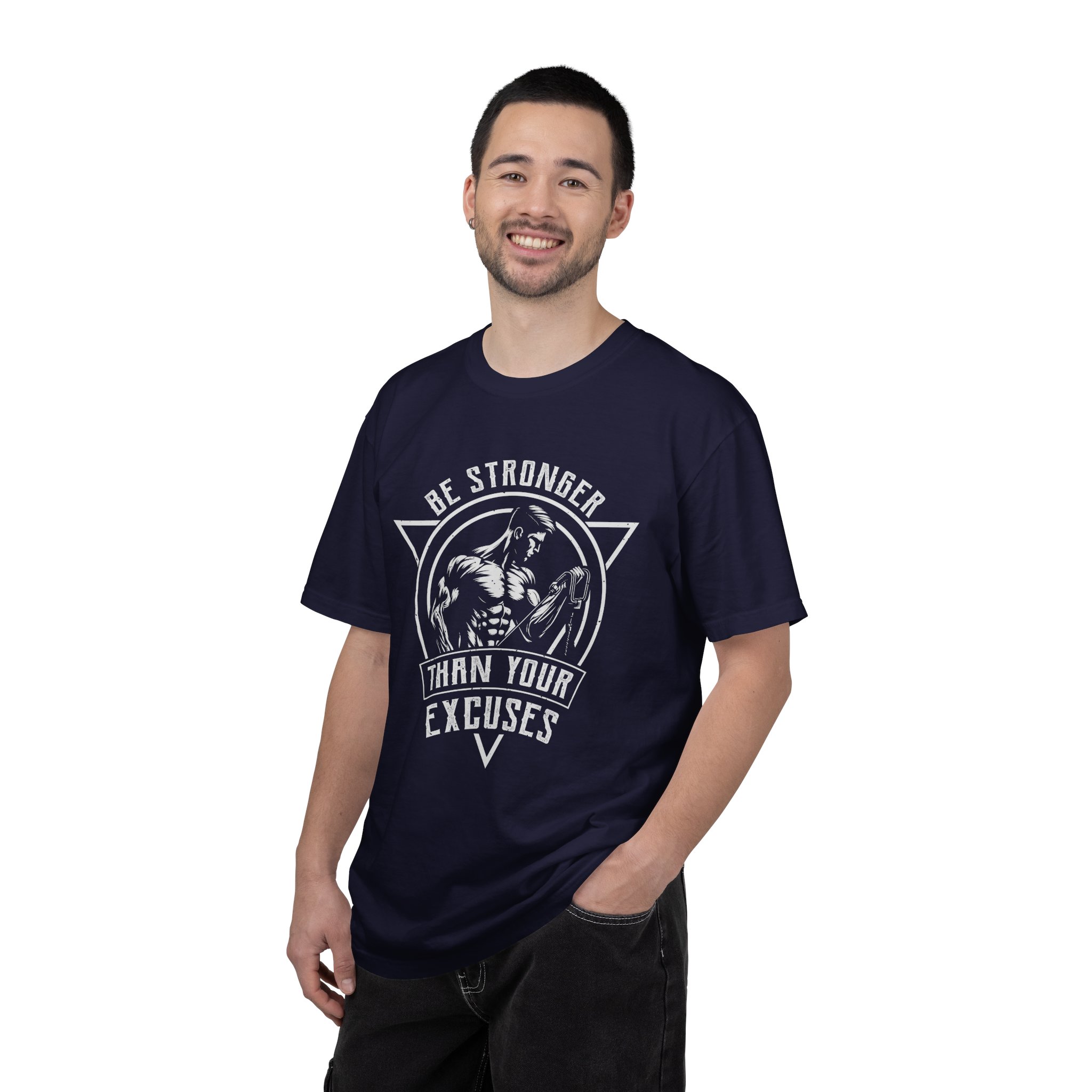 b2 - 6.15a - Be Stronger Than Your Excuses T-Shirt – Motivational Gym Graphic Tee for Discipline, Strength & No-Excuses Mindset. - Image 26