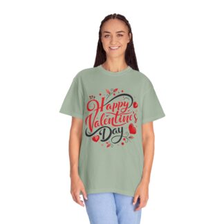 Happy Valentine’s Day Heart Design T-Shirt – Romantic Valentine Graphic Tee for Couples, Love Gift & Festive Wear. - Image 19