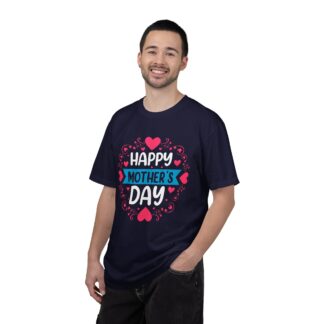 “Happy Mother’s Day” Heart Design T-Shirt – Cute Love Graphic Tee for Moms, Perfect Gift Giving & Celebration Wear. - Image 34
