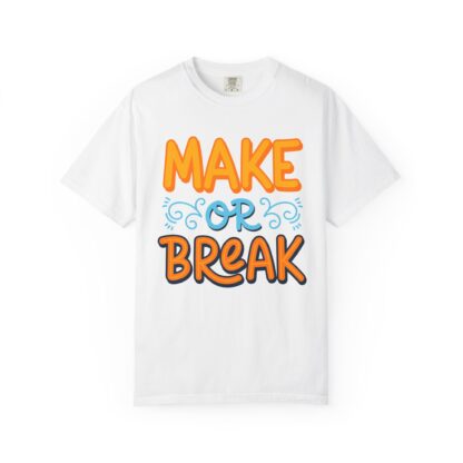 Motivational tshirt with bold retro design